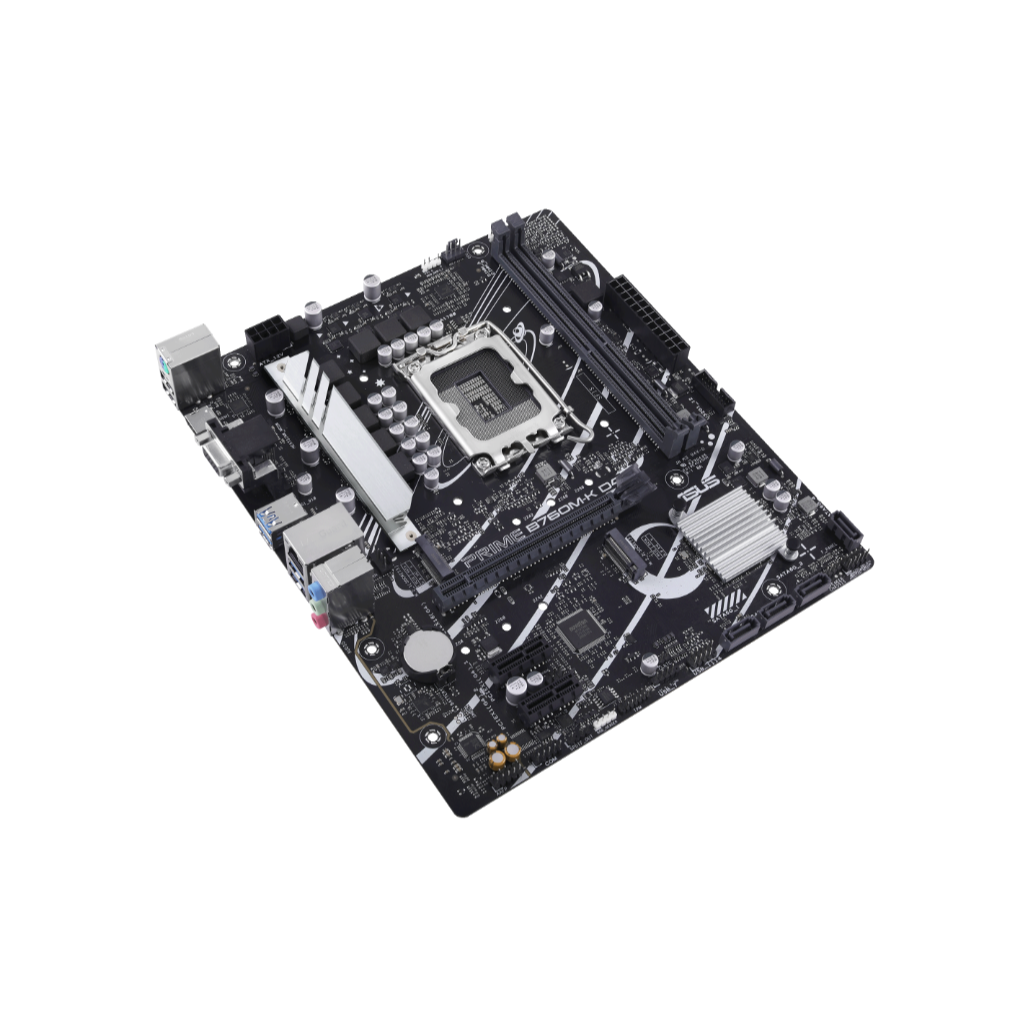 ASUS PRIME B760M-K D4, 2xDDR4, 2x M.2, D-SUB, HDMI, 12-13.Nesil, LGA1700 Soket, Anakart