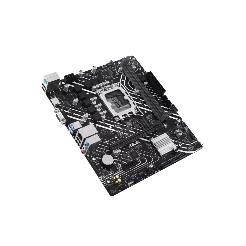 ASUS PRIME H610M-K, 2xDDR5, M.2, D-SUB, HDMI, 12-13.Nesil, LGA1700 Soket, Anakart