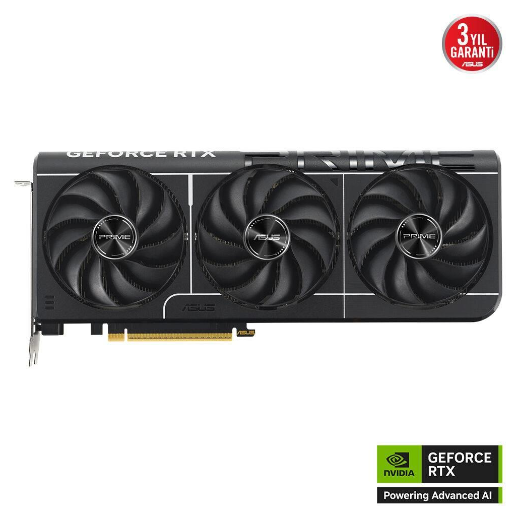 ASUS PRIME-RTX5070TI-16G, 16Gb, 256Bit, GDDR7, 1xHDMI, 3xDP GAMING Ekran Kartı