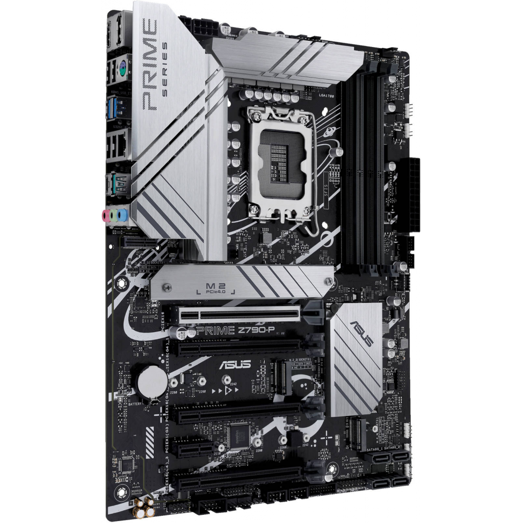 ASUS PRIME Z790-P, 4xDDR5, 3x M.2, HDMI, DP, Type-C, 12-13.Nesil, LGA1700 Soket, ARGB Gaming Anakart