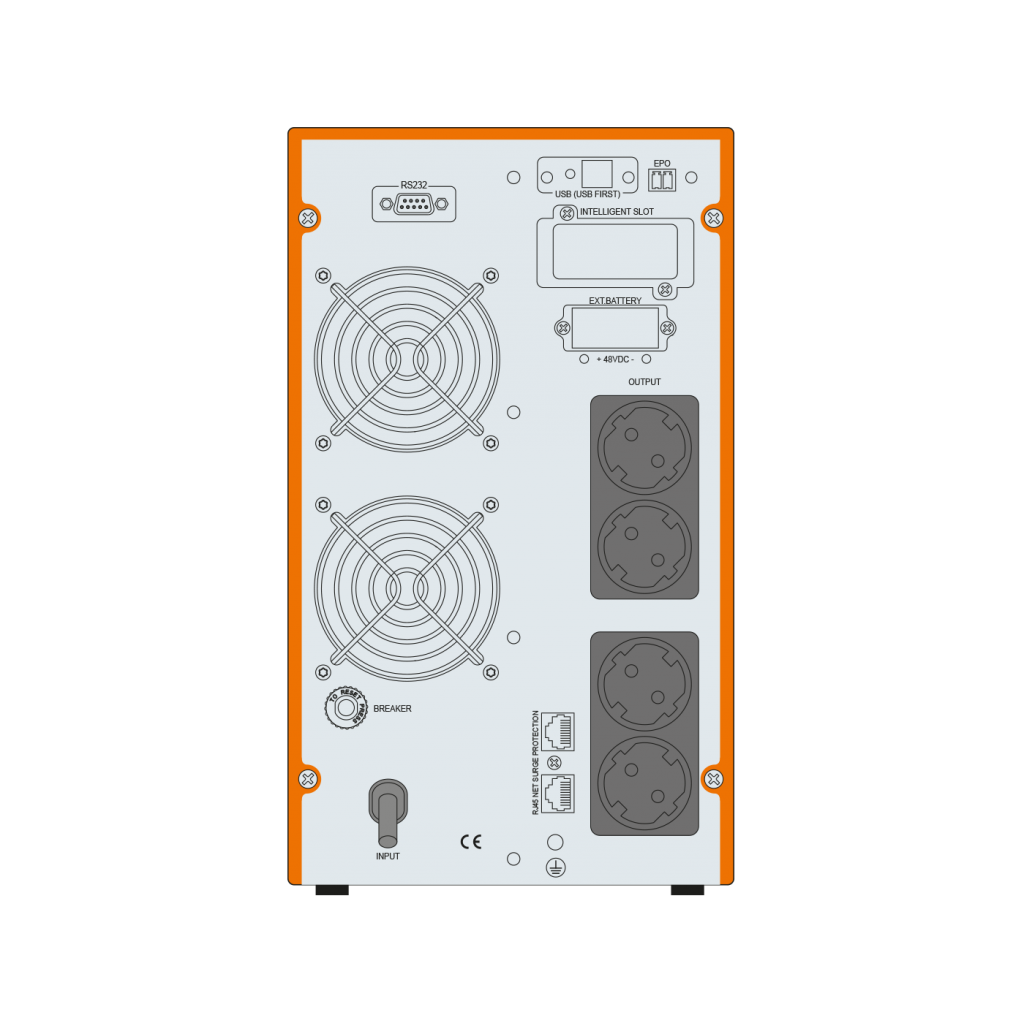 MAKELSAN Powerpack SE 3 KVA Online UPS(6x9A Akü)