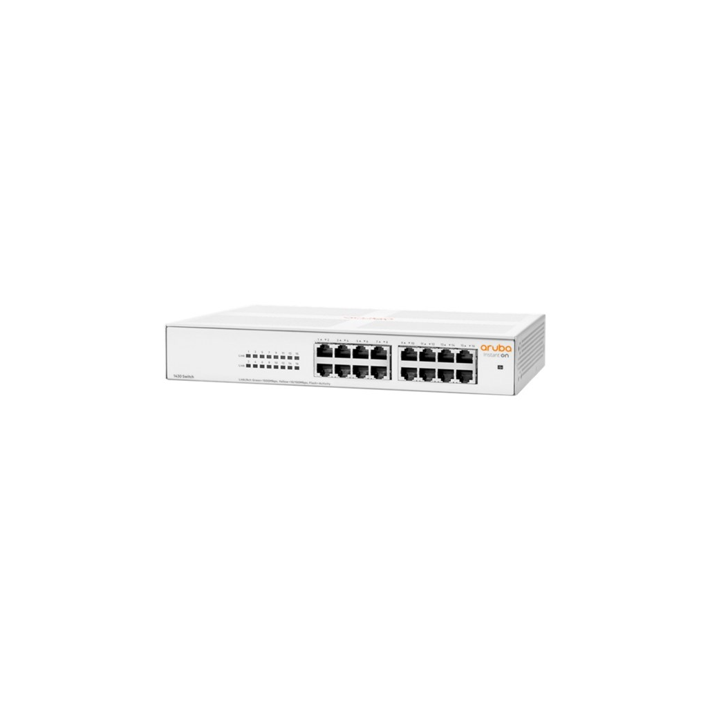 HP Aruba Instant On R8R47A 1430-16G, 16Port, GigaBit, Yönetilemez, Masaüstü Switch