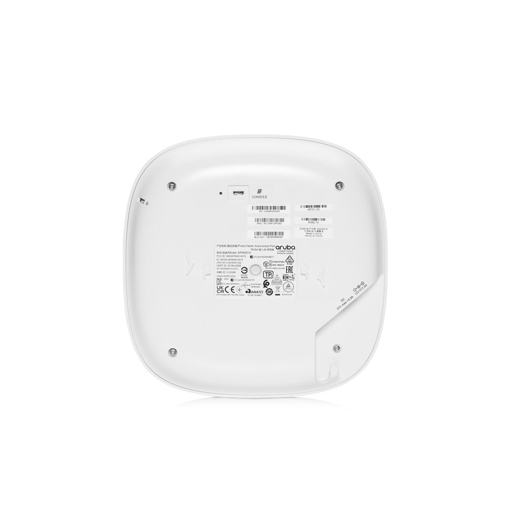 HP ARUBA R9B28A AP25, 4800Mbps Dual 4x4 MIMO, Wi-Fi 6, Wireles Access Point