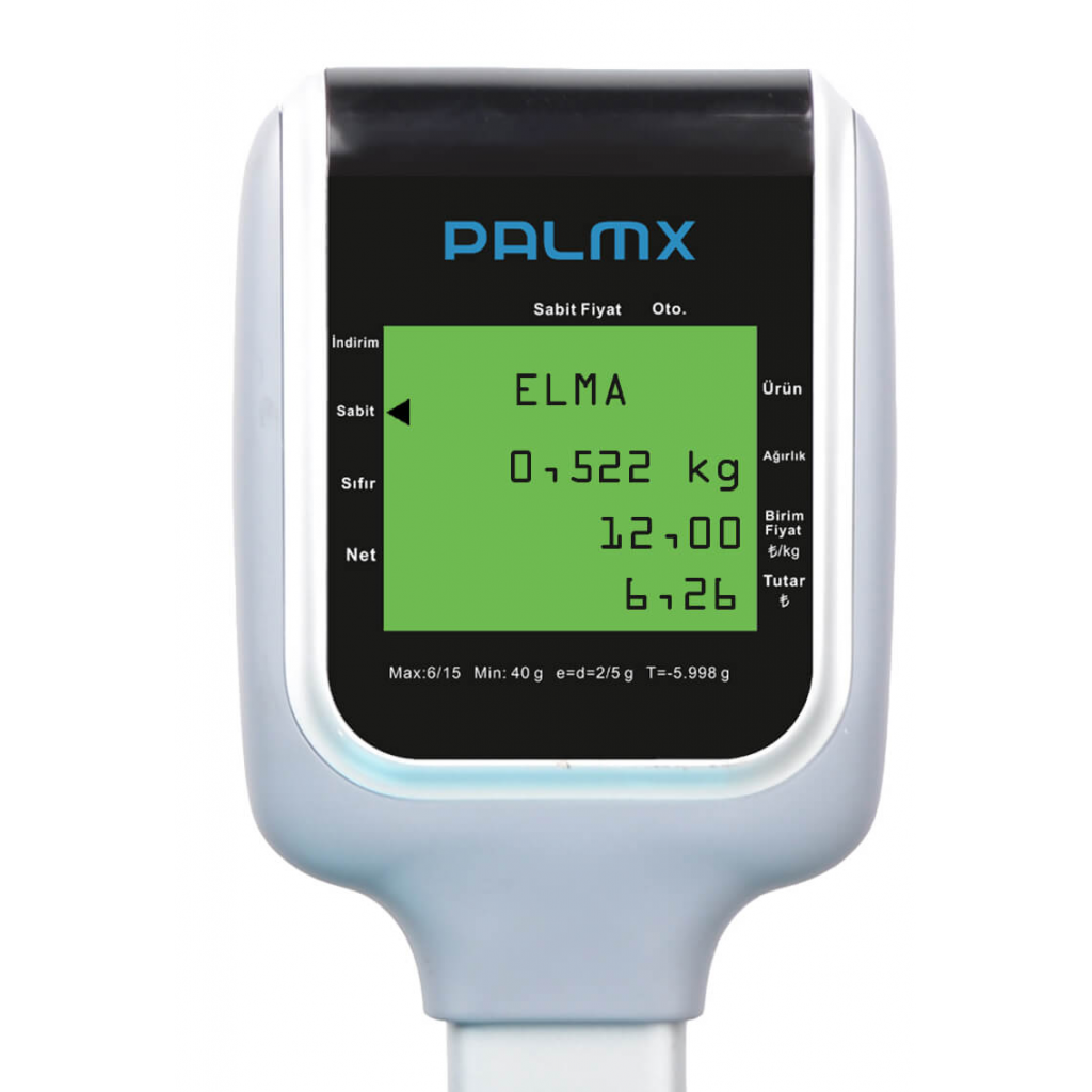 Palmx RLS1000D WSE Barkod Yazıcılı Terazi (6-15Kg.)