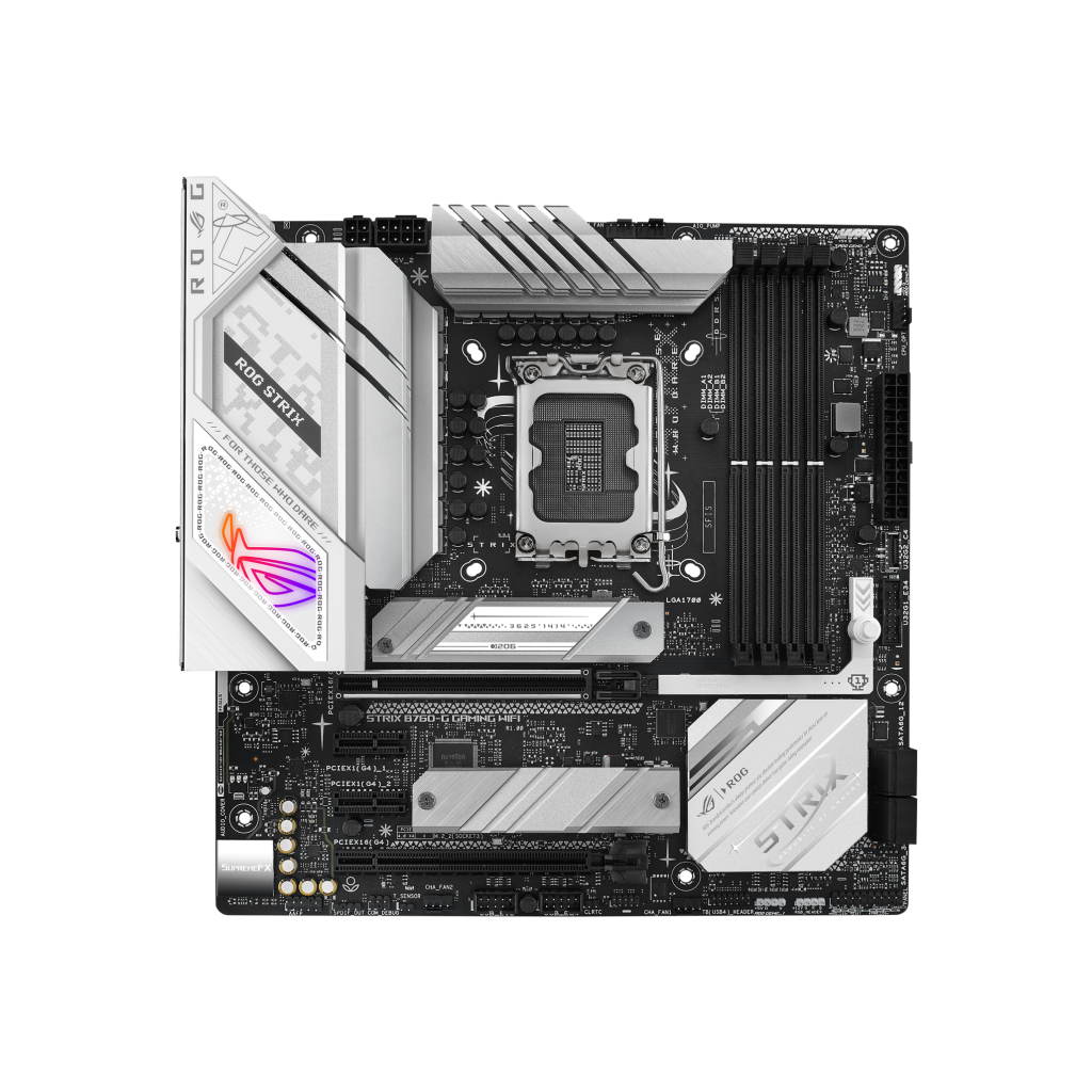 ASUS ROG STRIX B760-G GAMING WIFI, 4xDDR5, 2x M.2, HDMI, DP, 2xType-C, Wi-Fi 6E, Bluetooth v5.3, 12-13.Nesil, LGA1700 Soket, Anakart