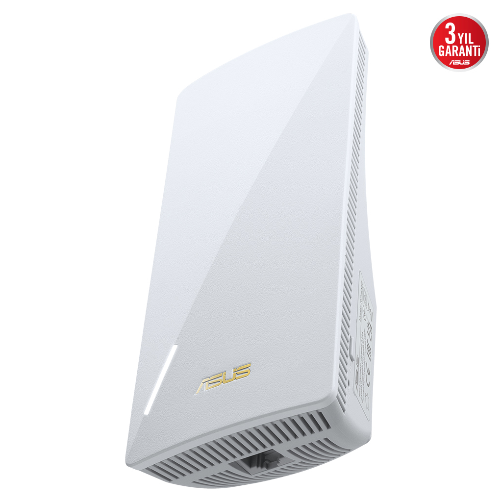 ASUS RP-AX58, AX3000, 574-2402Mbps, 2.4GHz-5GHz, WPS Butonu, 1Port LAN, Dual Band, WiFi6, AiMesh, Menzil Genişletici