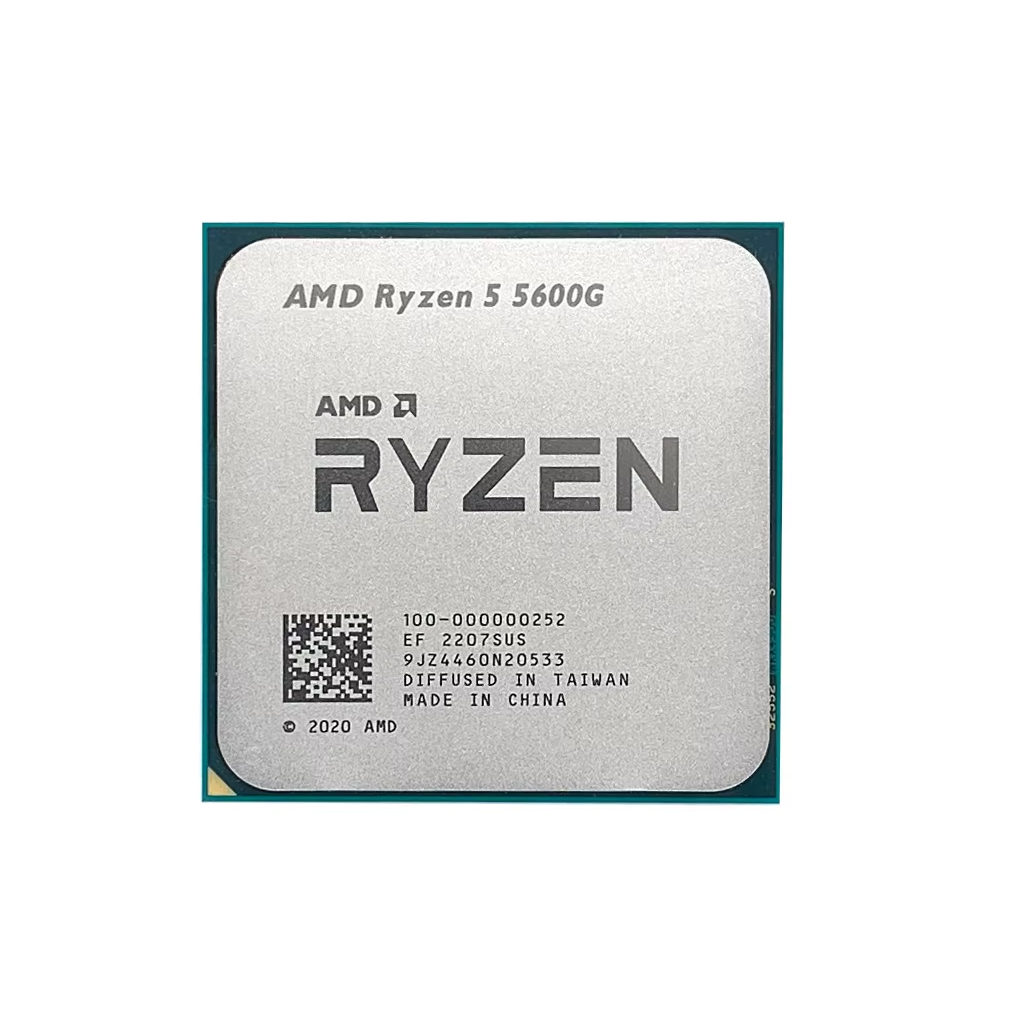 AMD RYZEN 5 5600G 6 Core, 3,90-4.40GHz,19Mb Cache,  45-65W, Radeon Grafikleri, AM4, Tray (Kutusuz) (Dahili Grafik VAR, Fan YOK)