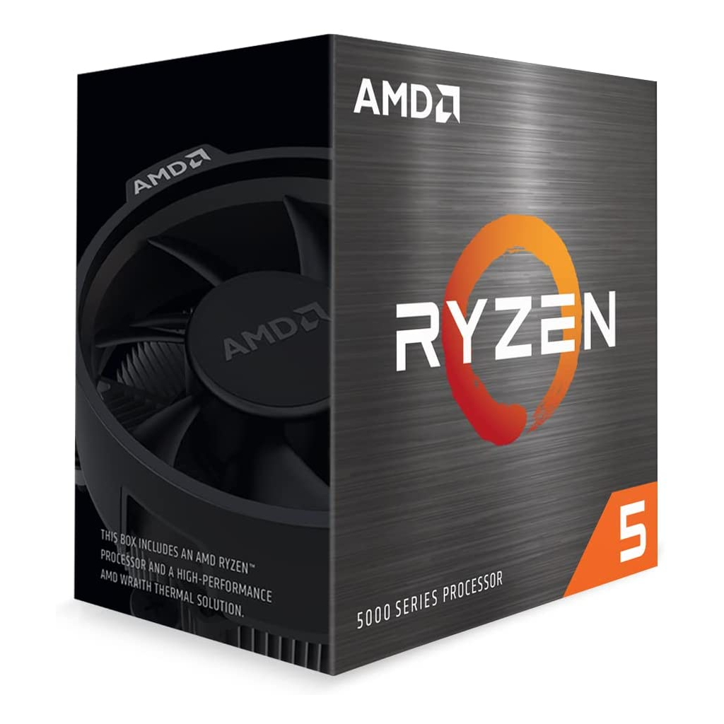 AMD RYZEN 5 5600 6 Core, 3,50-4.40GHz,  35Mb Cache, 65W, Wraith Stealth FAN, AM4 Soket, BOX (Kutulu) (Dahili Grafik YOK, Fan VAR)