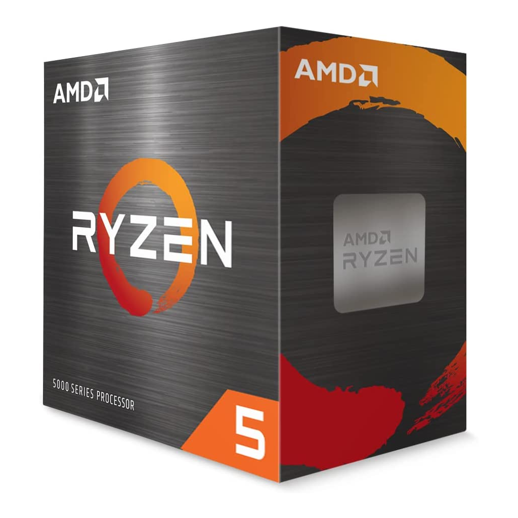 AMD RYZEN 5 5600 6 Core, 3,50-4.40GHz,  35Mb Cache, 65W, Wraith Stealth FAN, AM4 Soket, BOX (Kutulu) (Dahili Grafik YOK, Fan VAR)