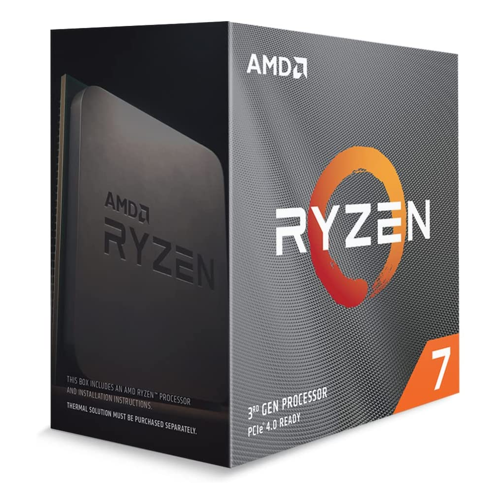 AMD RYZEN 7 5700X 8 Core, 3,40-4.60GHz,  36Mb Cache, 65W, AM4 Soket, BOX (Kutulu) (Dahili Grafik YOK, Fan YOK)