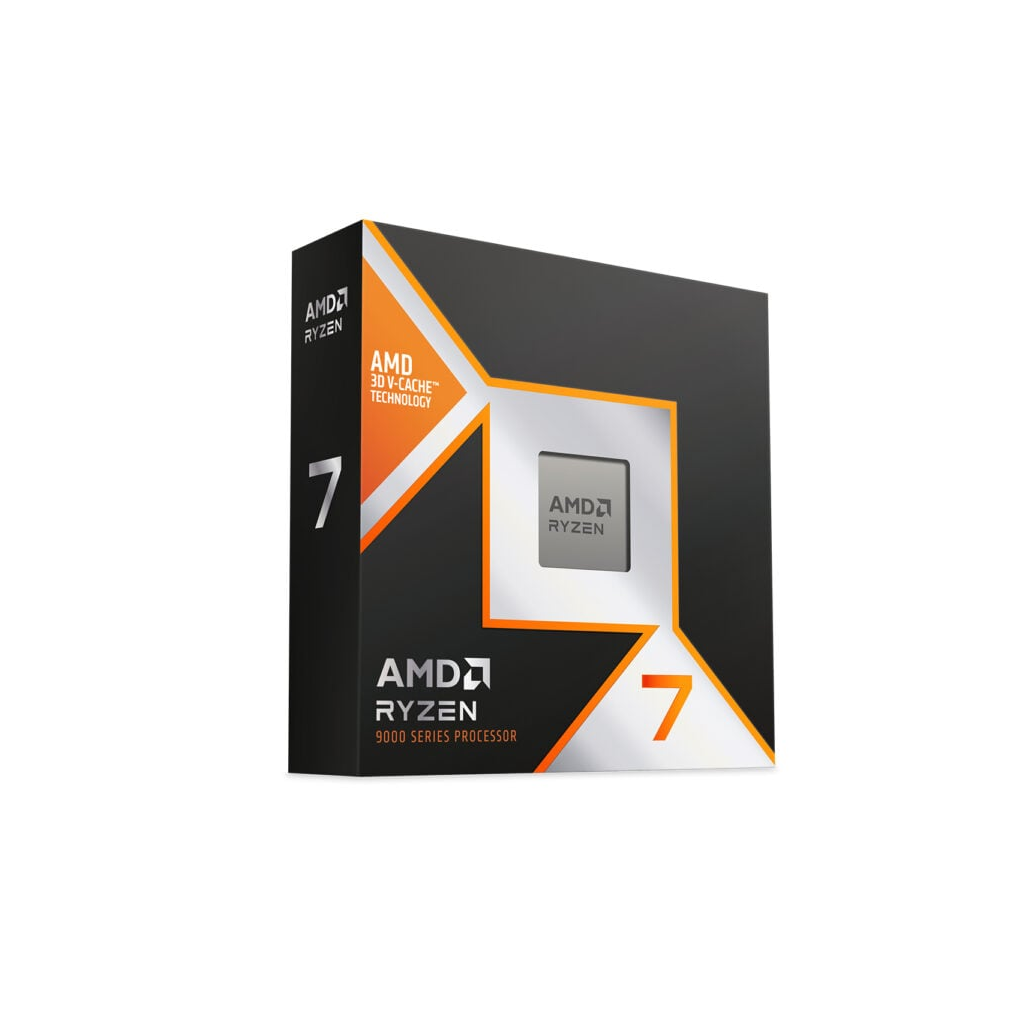 AMD RYZEN 7 9800X3D 8 Core, 4,70-5.20GHz, 104Mb Cache, 120W,  AM5 Soket, BOX (Kutulu) (Dahili Grafik VAR, Fan YOK)