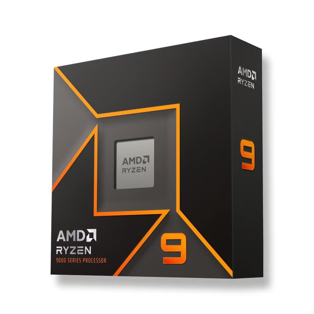 AMD RYZEN 9 9950X 16 Core, 4,30-5.70GHz, 80Mb Cache, 170W,  AM5 Soket, BOX (Kutulu) (Dahili Grafik VAR, Fan YOK)