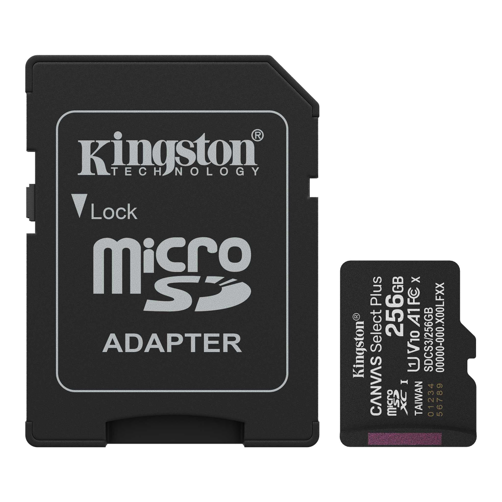 KINGSTON 256GB Micro SD Kart Canvas Select Plus SDCS3/256GB