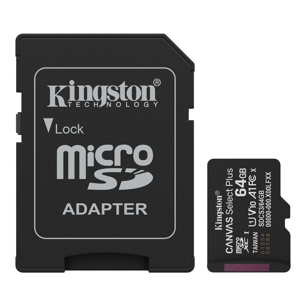KINGSTON 64GB Micro SD Kart  Canvas Select Plus SDCS3/64GB