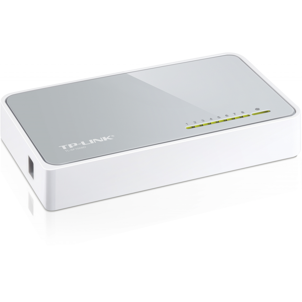 TP-LINK TL-SF1008D, 8 Port, Megabit, Yönetilemez, Masaüstü Switch