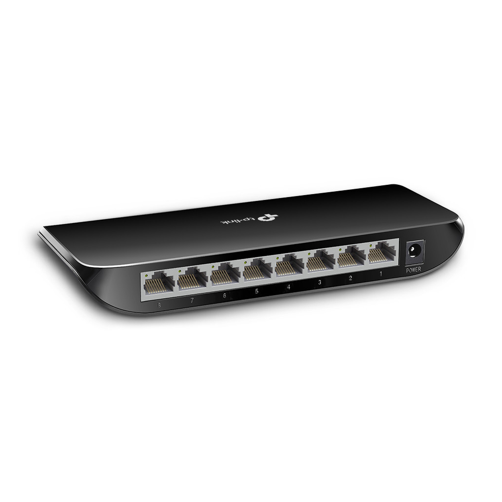 TP-LINK TL-SG1008D, 8 Port, GigaBit, Yönetilemez, Masaüstü Switch