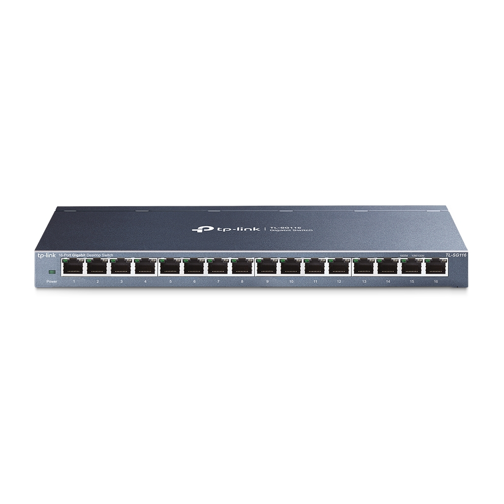 TP-LINK TL-SG116(UN) V2 16 Port GigaBit Metal KasaSwitch