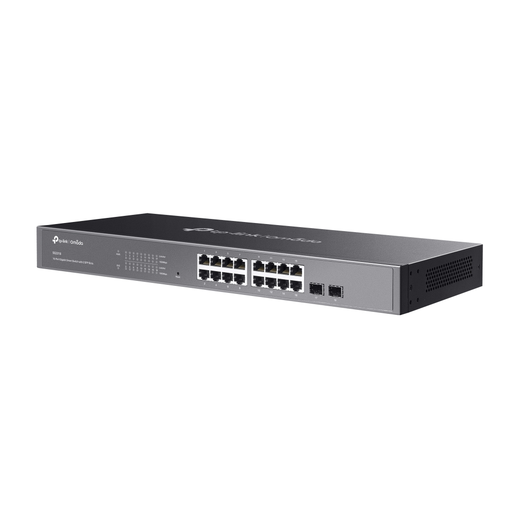 OMADA SG2218, 16 Port GigaBit, 2Port GigaBit SFP, Yönetilebilir, Rackmount Metal Kasa Switch