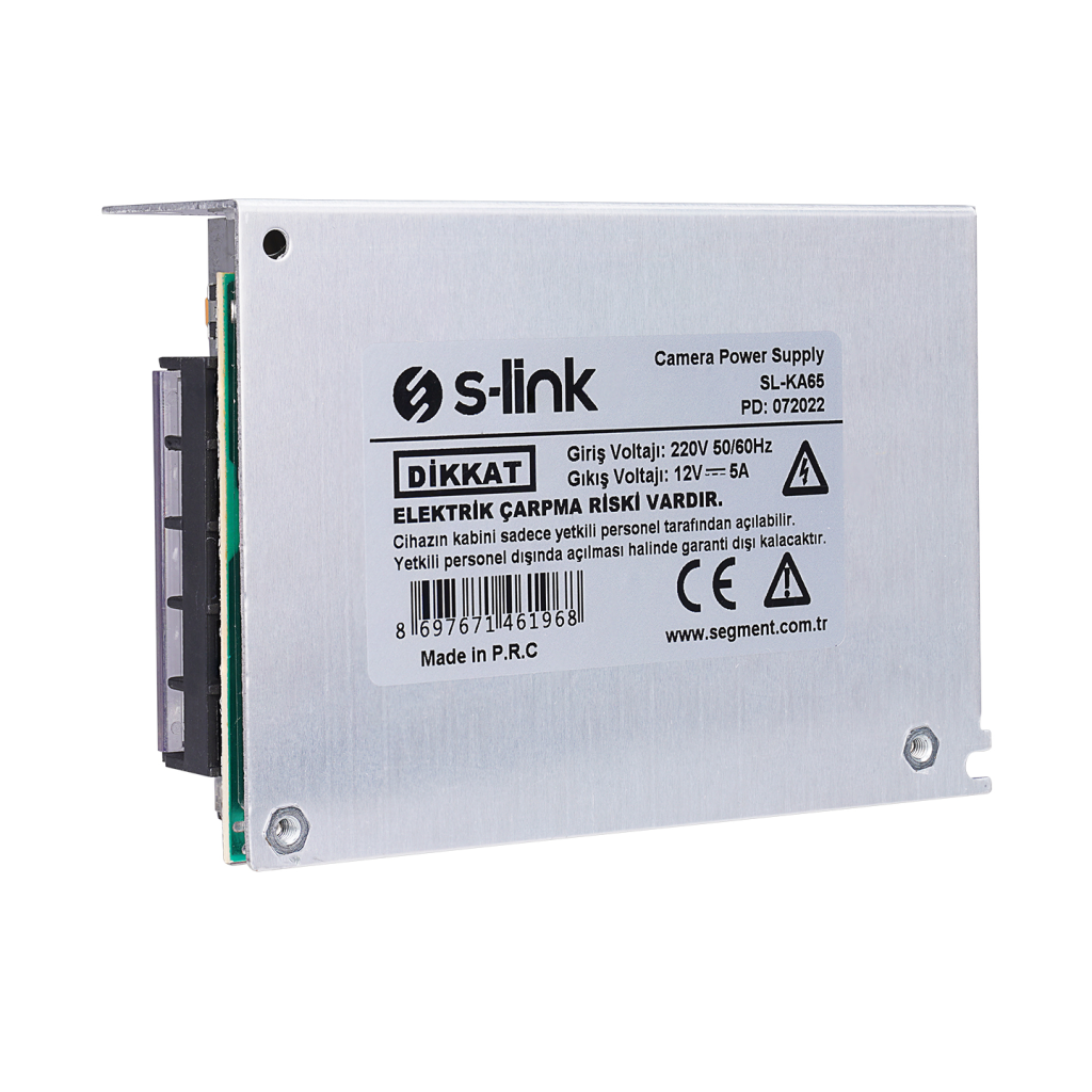 S-LINK SL-KA65 12V 5A Switch Mode DC ADAPTÖR