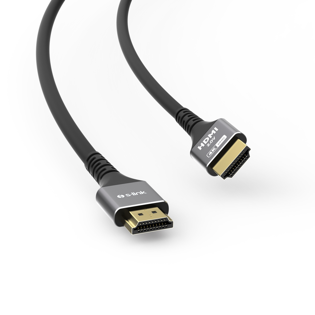 S-LINK SLX-HD4K03, 4K UHD, HDMI v2.0, 3mt. 60Hz. Metal Uçlu, Kablo