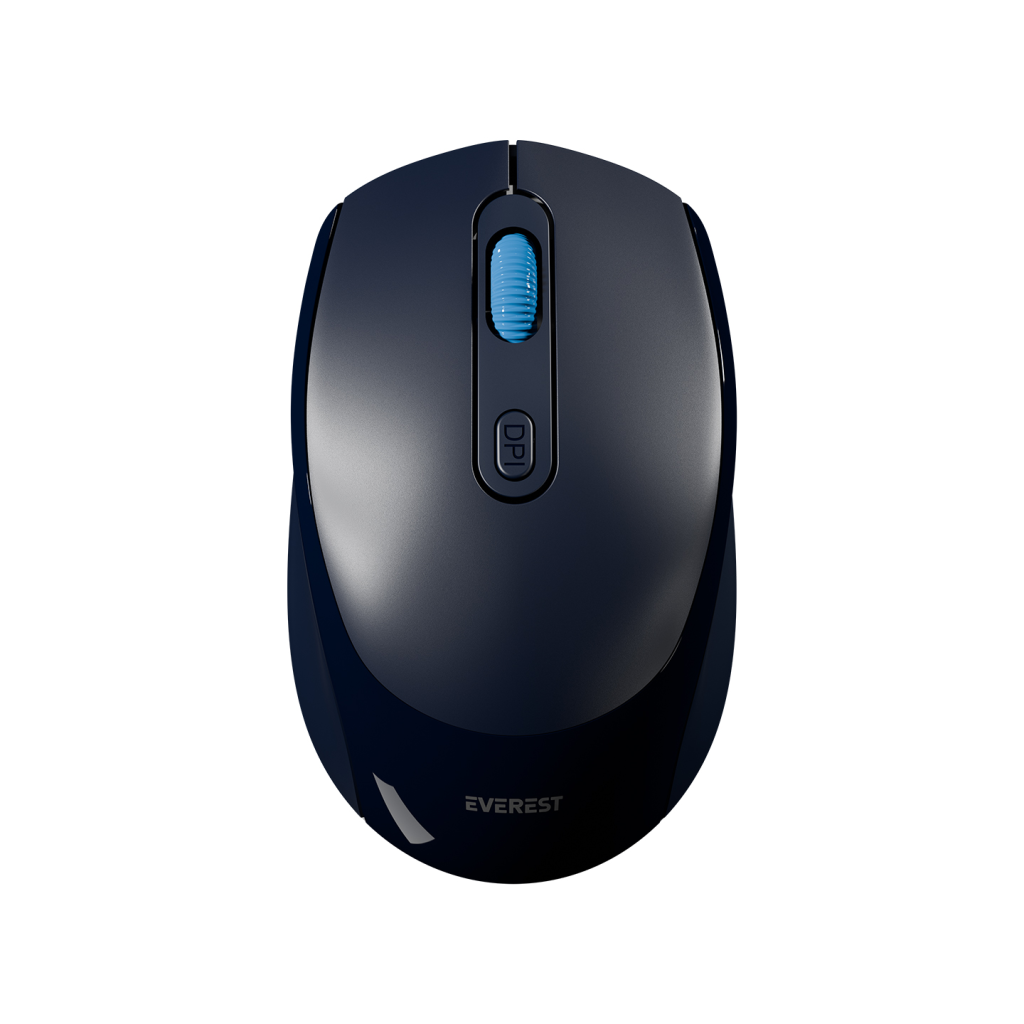 EVEREST SMW-87, USB Nano 2,4G Kablosuz, 1600dpi, Optik, 4 Tuşlu, Lacivert Mouse