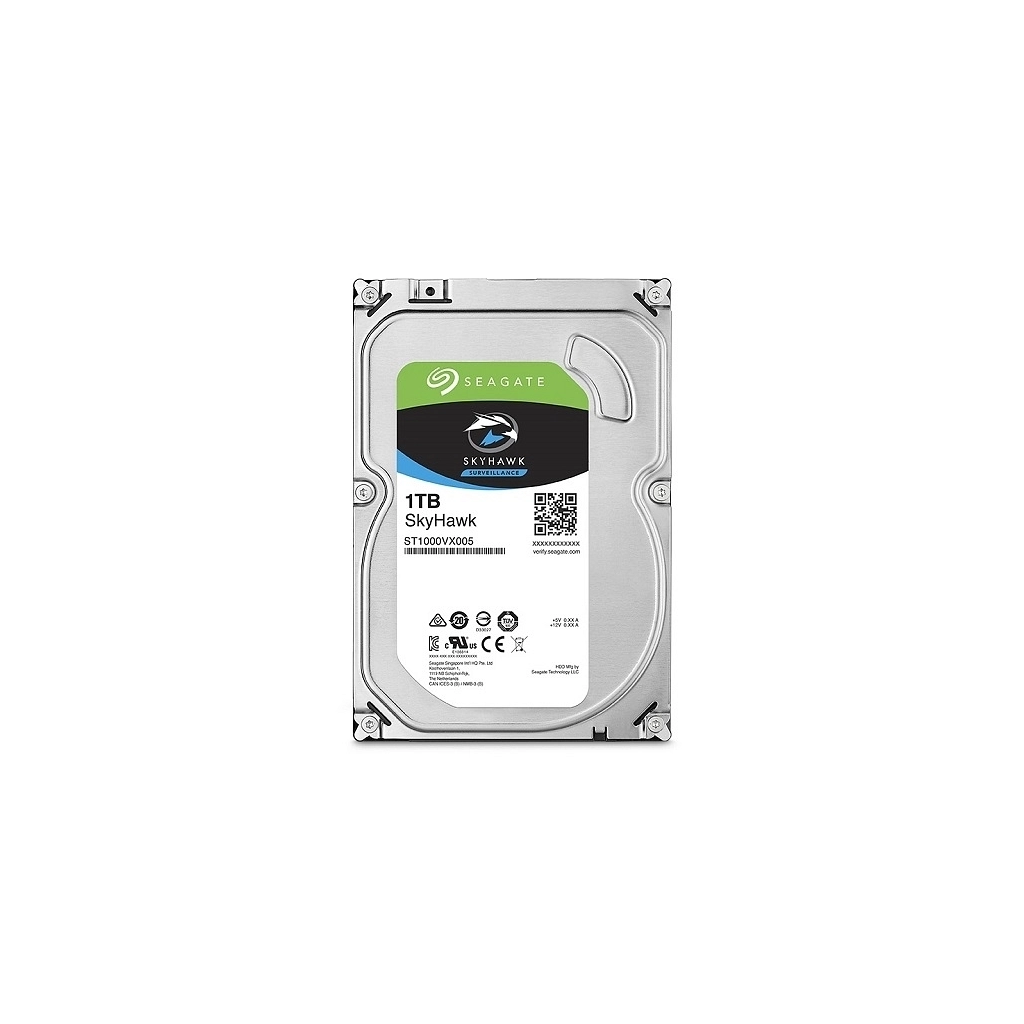 SEAGATE SKYHAWK, ST1000VX005, 3.5&quot;, 1TB, 64Mb, 5900Rpm, Güvenlik, HDD