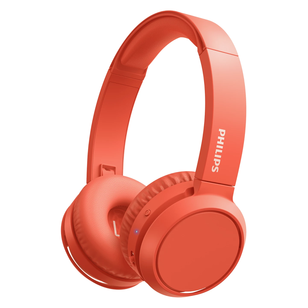 PHILIPS TAH4205RD/00, KIRMIZI, Bluetooth 5.0, Kablosuz, Bas Arttırma Düğmesi, Yastıklı Kafa Bandı, 29saat Oynatma Süresi, 10mt Algılama Mesafesi, Microfonlu Kulak Üstü Kulaklık