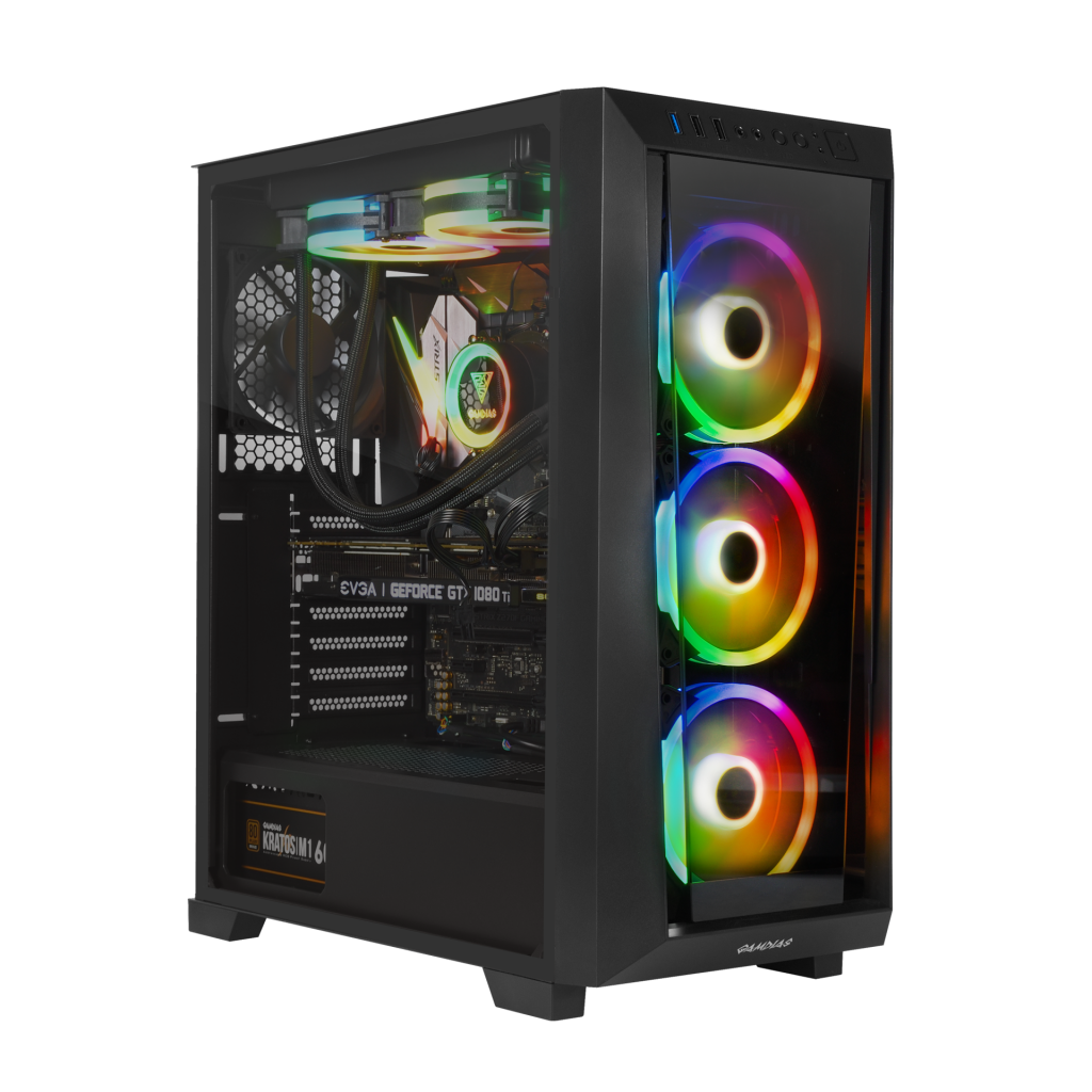 GAMDIAS TALOS M1 Elite, 750W, Tempered Glass, ARGB, 80+ Bronze, ATX GAMING KASA