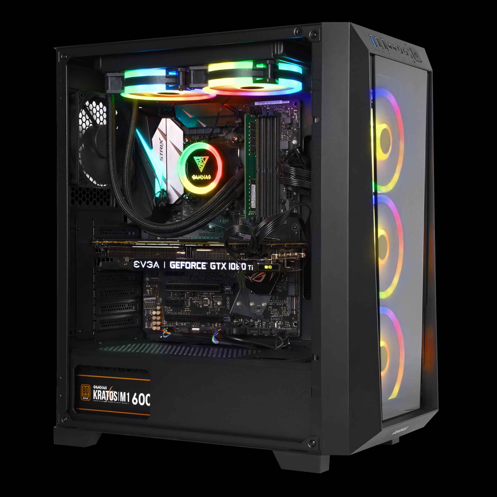 GAMDIAS TALOS M1 Elite, 750W, Tempered Glass, ARGB, 80+ Bronze, ATX GAMING KASA