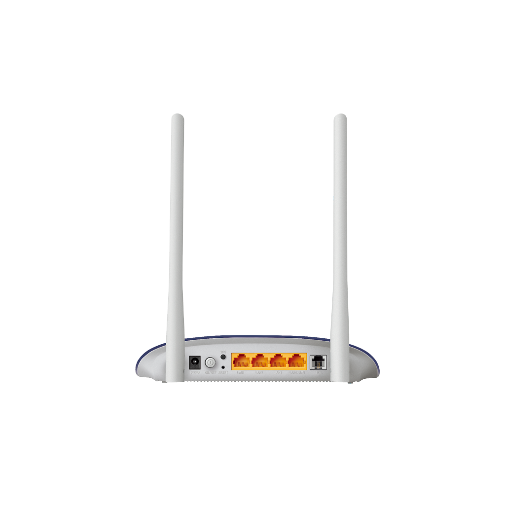 TP-LINK TD-W9960, 4 Port, 2.4Ghz Wifi, 300Mbps, 2xAnten, VDSL2, ADSL2+ MODEM