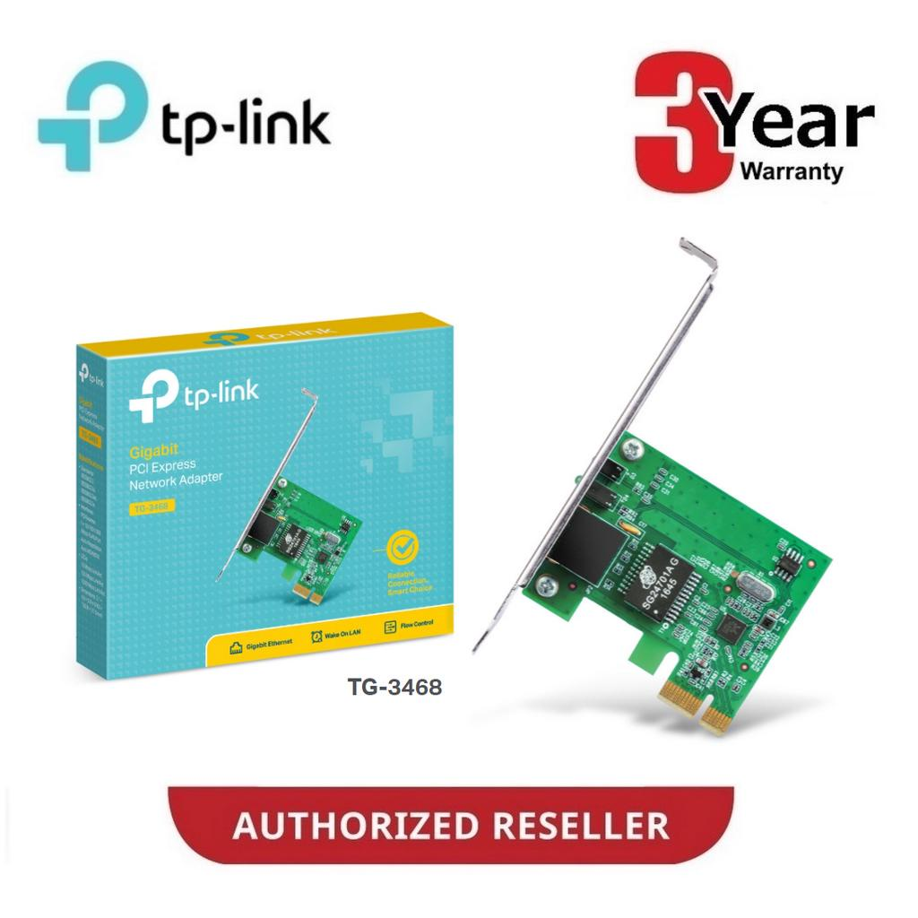 TP-LINK TG-3468, GigaBit, PCI-Express, Ethernet Kartı