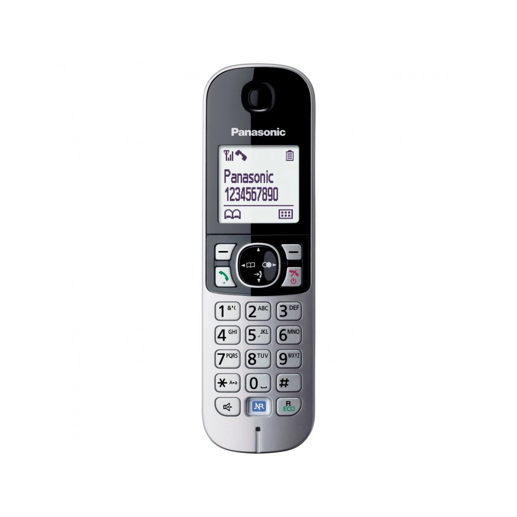 PANASONIC KX-TG6811 TELSİZ TELEFON (Siyah) 18 Saat Konuşma, 170 Saat Bekleme, 120 Kişilik Rehber