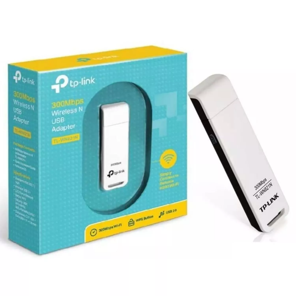 TP-LINK TL-WN821N, 300Mbp, 2.4Ghz, Dahili Anten, USB2.0, WIRELESS ETHERNET