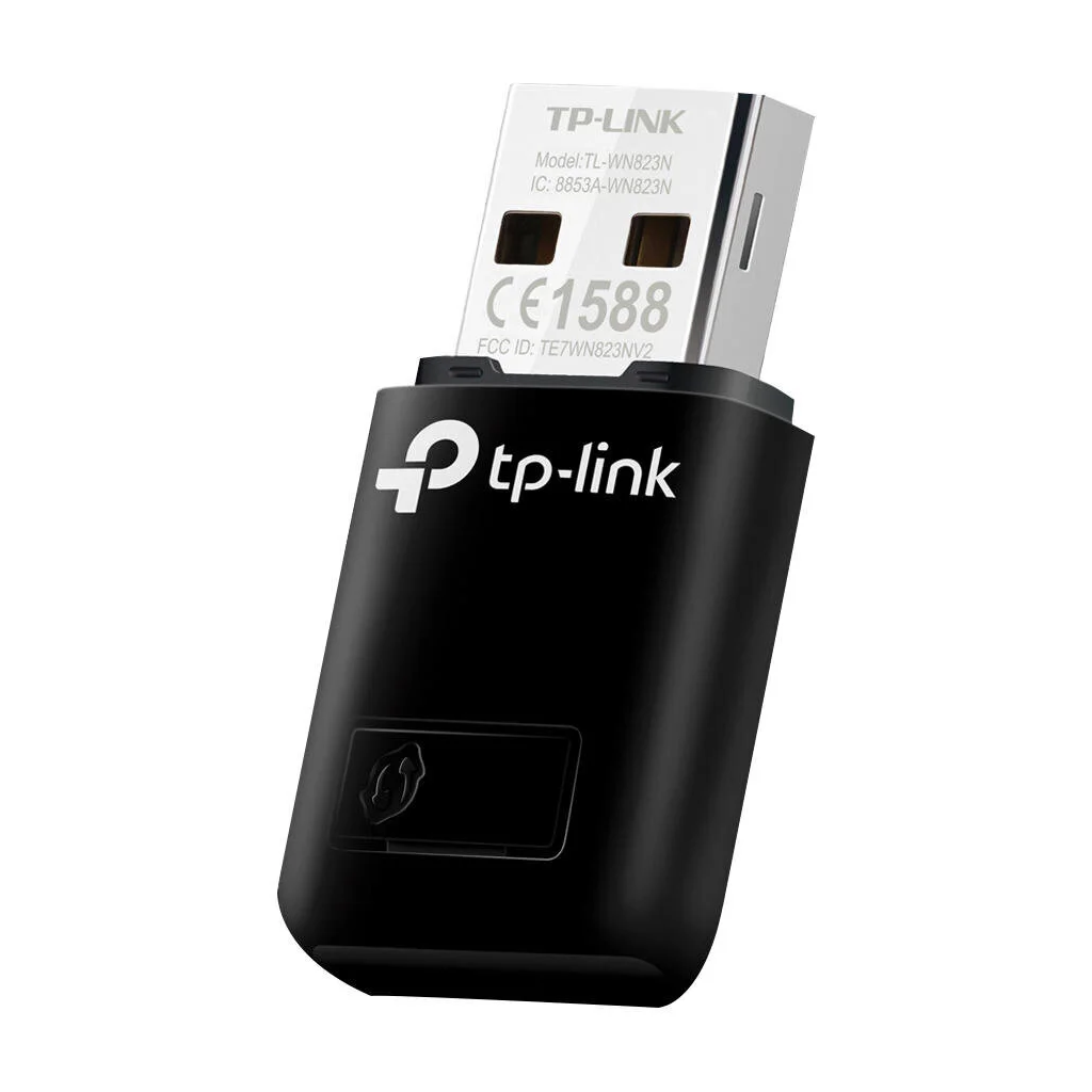 TP-LINK TL-WN823N, 300Mbps, 2.4Ghz, Dahili Anten, Mini Tasarım, USB2.0, WIRELESS ETHERNET