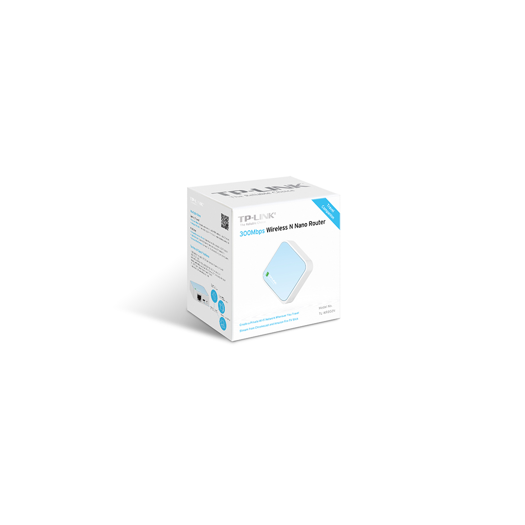 TP-LINK TL-WR802N, 1Port, 300Mbps, 2.4Ghz WiFi, Taşınabilir, Megabit, Nano, Router, Access Point, Repeater