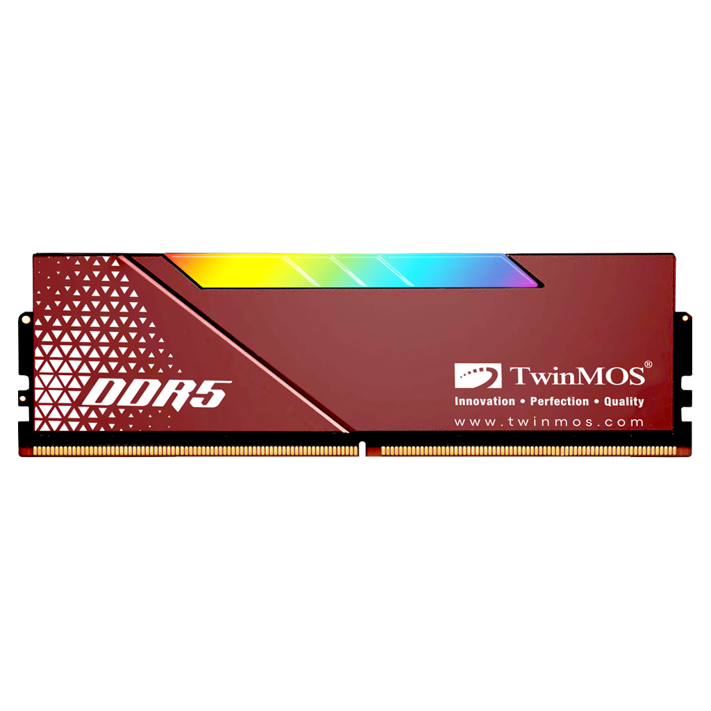 TwinMOS TMD516GB6000URGB36, VoltX, 16GB,  DDR5, 6000MHz, CL36, 1.35V, RGB, Desktop Ram (Soğutuculu)