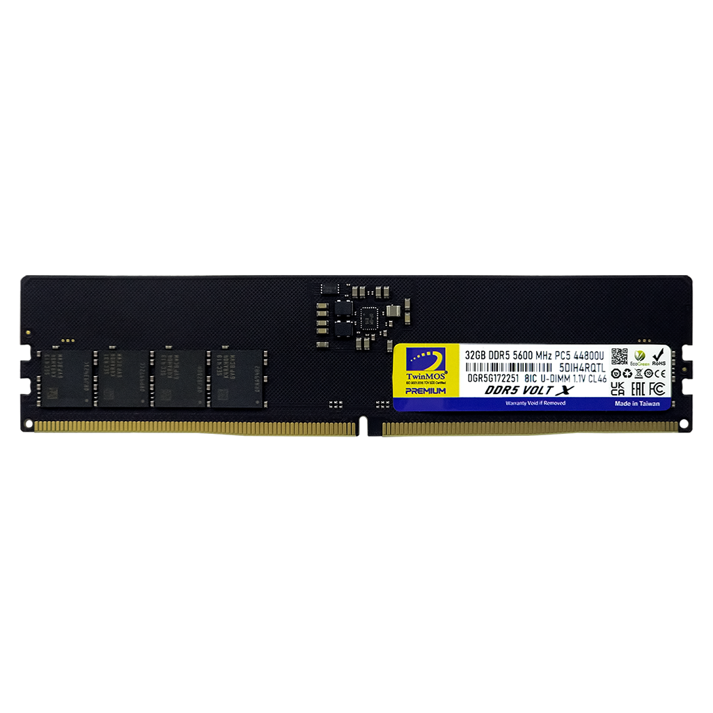 TwinMOS TMD532GB5600U46WO, VoltX, 32GB, DDR5, 5600MHz, CL46, 1.1V Desktop Ram