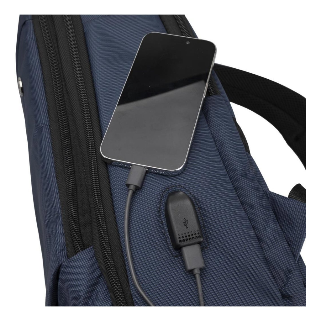 PLM Torino-USB, Notebook Sırt Çantası, 15,6", Lacivert