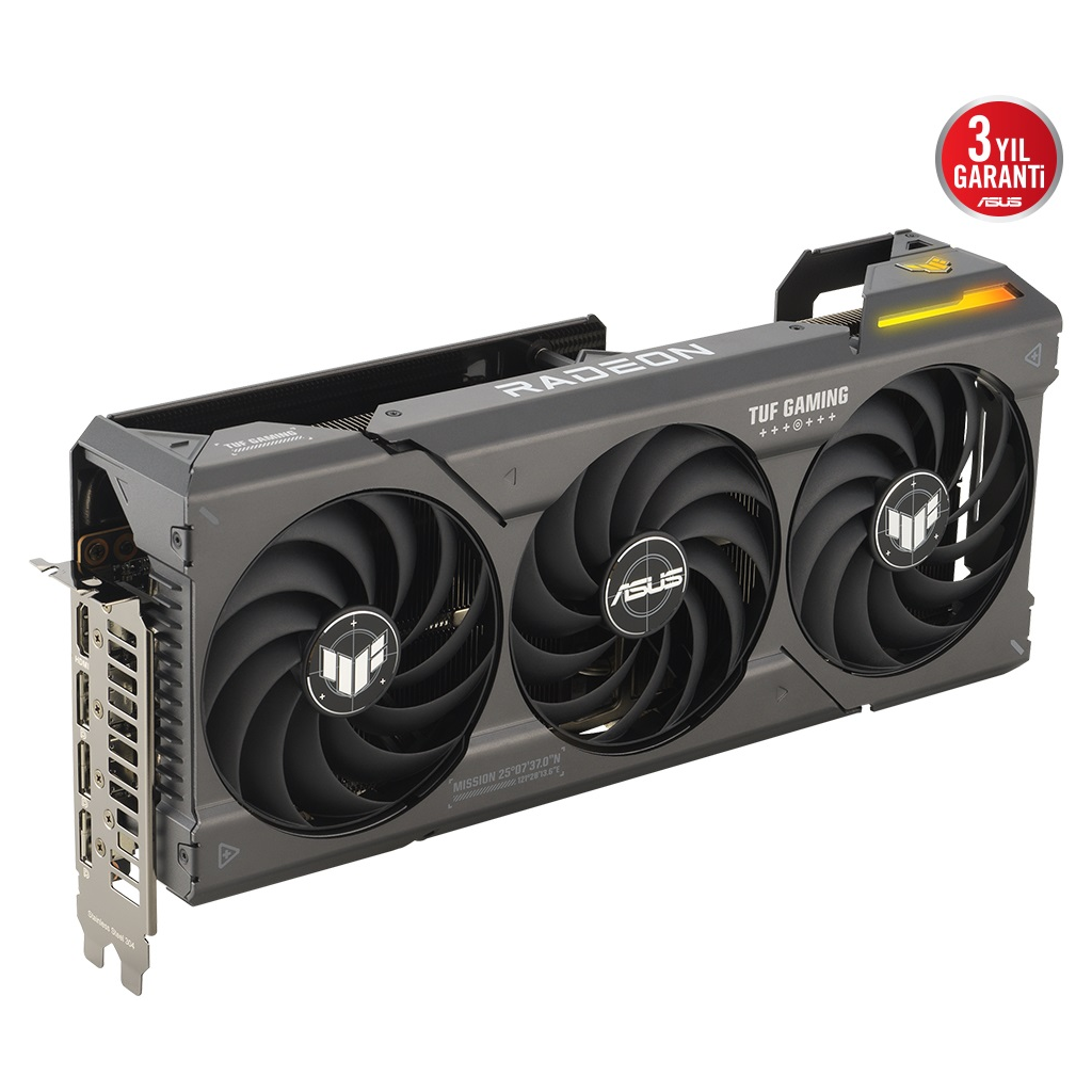 ASUS TUF-RX7700XT-O12-GAMING, 12Gb, 192Bit, GDDR6, 1xHDMI, 3xDP, GAMING Ekran Kartı