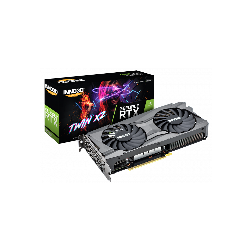 INNO3D N30602-12D6-119032AH, TWIN X2, RTX3060, 12GB, 192Bit, GDDR6, 1xHDMI, 3xDP GAMING Ekran Kartı