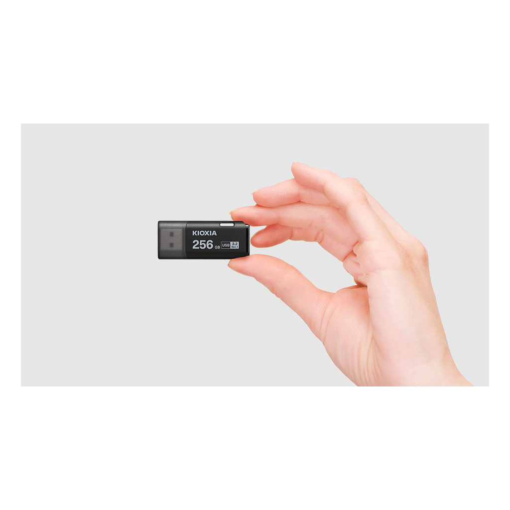 KIOXIA U301 256GB USB 3.2 Gen1 TransMemory Flash Disk (Siyah)