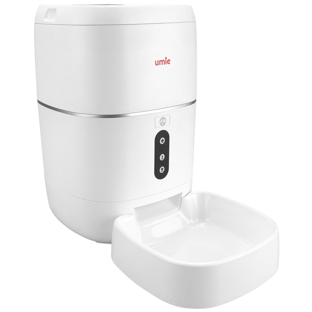 UMIE UM-PF2021A 6L Kapasiteli Sesli Mesaj Otomatik Yem Kabı Wifi+BT Tuya Destekli Kedi Köpek Besleyici