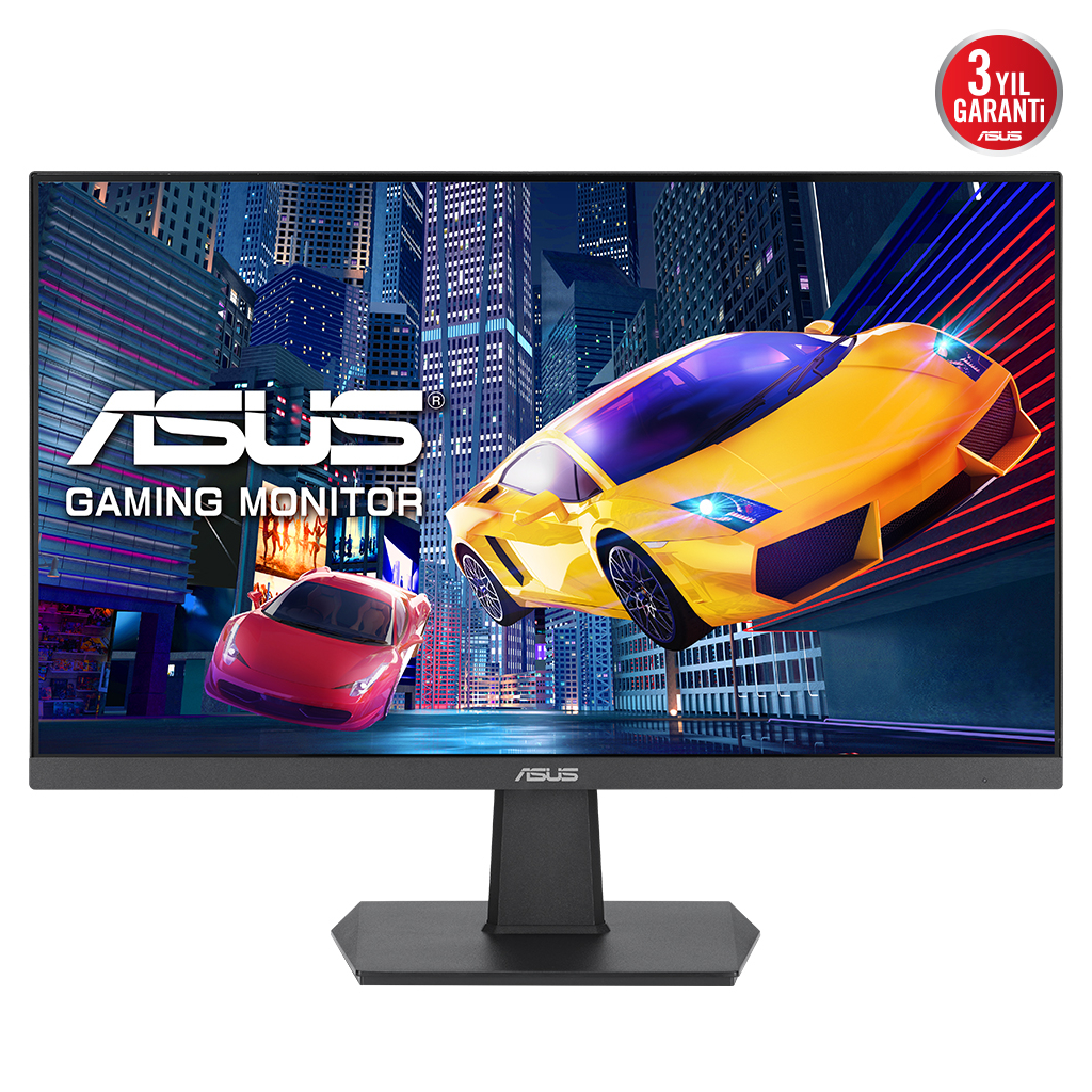 ASUS VA24EHF 23.8&quot; 1ms, 100Hz, Full HD, HDMI, D-Sub, IPS LED, Çerçevesiz Tasarım, Düşük Mavi Işık, FreeSync GAMING Monitör