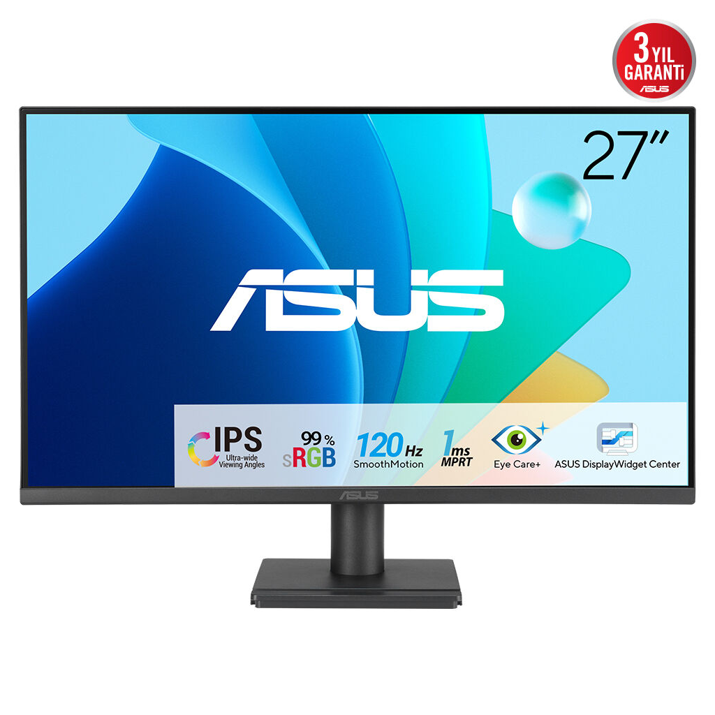ASUS 27" IPS VA279HG 1MS 120Hz HDMI VGA Gaming Monitör (1920 X 1080)