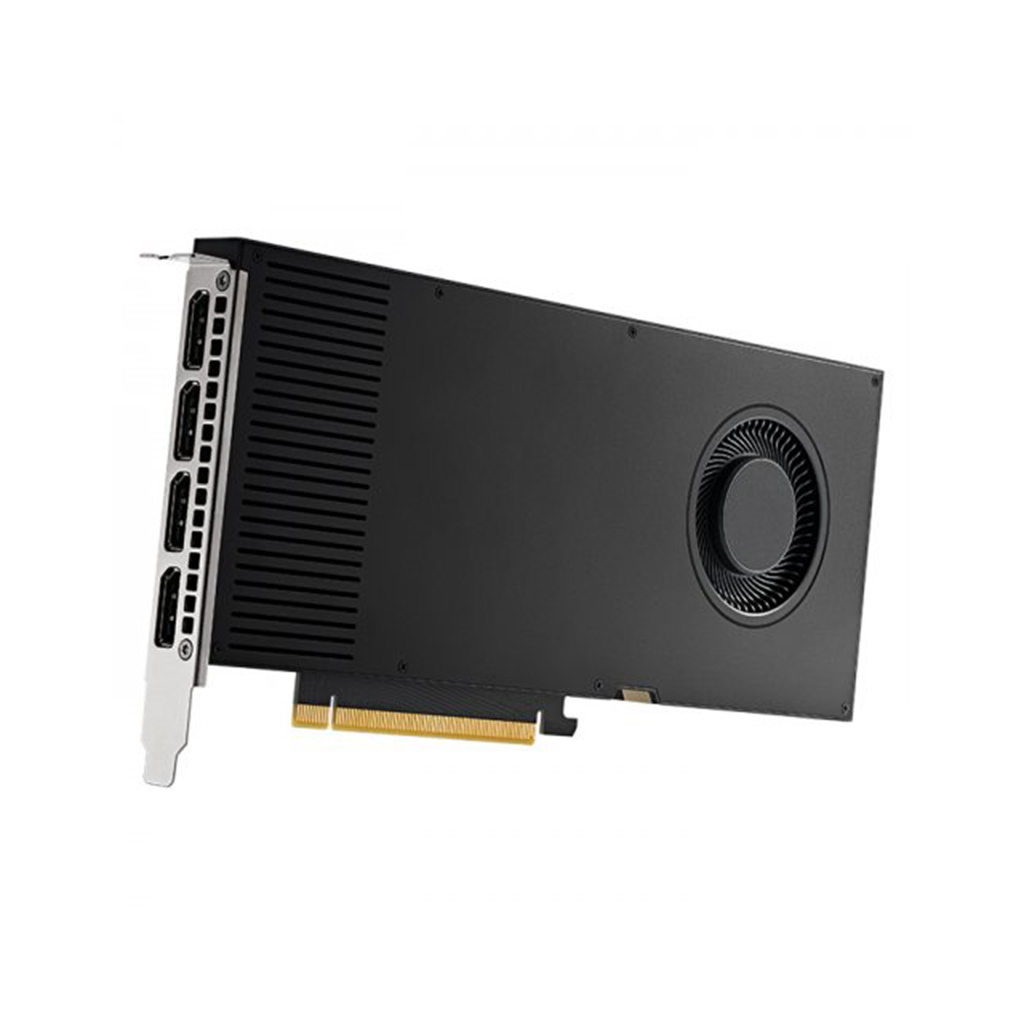 PNY QUADRO VCNRTXA4000-SB, RTXA4000, 16GB, DDR6, 256Bit, Tek Fan, 4xDP, Ekran Kartı