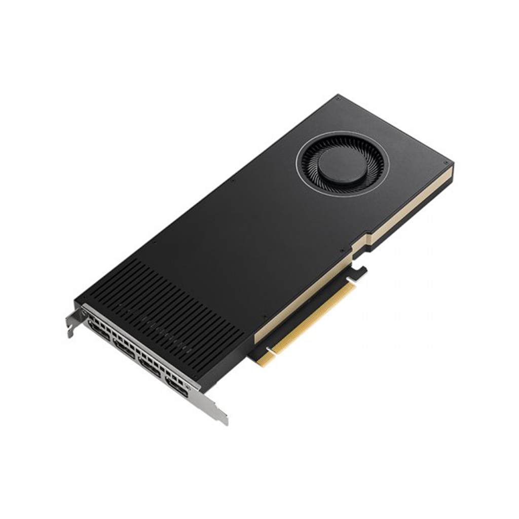 PNY QUADRO VCNRTXA4000-SB, RTXA4000, 16GB, DDR6, 256Bit, Tek Fan, 4xDP, Ekran Kartı