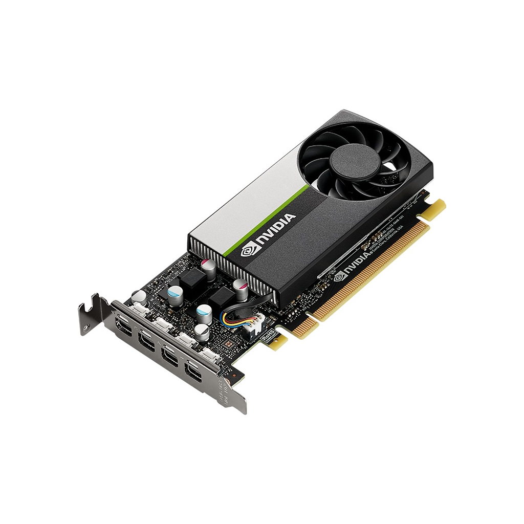 PNY QUADRO VCNT1000-8GB-SB, T1000, 8GB, DDR6, 128Bit, Tek Fan, 4xMini DP, Ekran Kartı