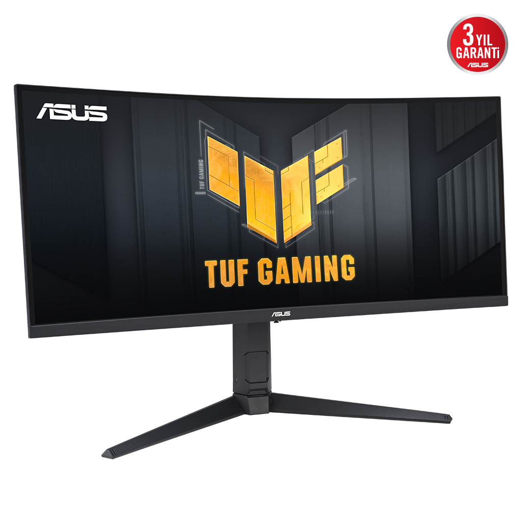 ASUS TUF GAMING VG34VQL3A 34" 1ms, 180Hz, WQHD Curved, 2xDP, 2xHDMI, USB, VA Panel, 1500R, Display HDR 400, GAMING Monitör