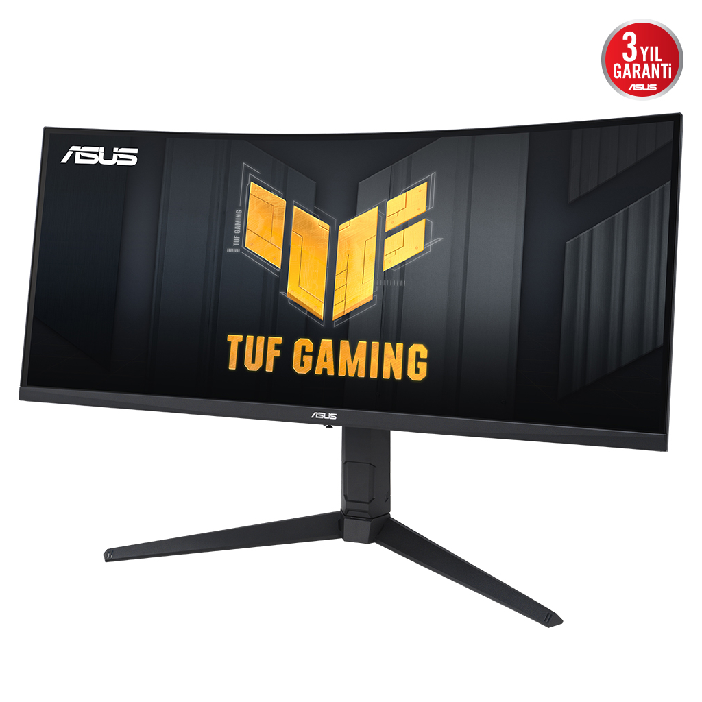 ASUS TUF GAMING VG34VQL3A 34" 1ms, 180Hz, WQHD Curved, 2xDP, 2xHDMI, USB, VA Panel, 1500R, Display HDR 400, GAMING Monitör