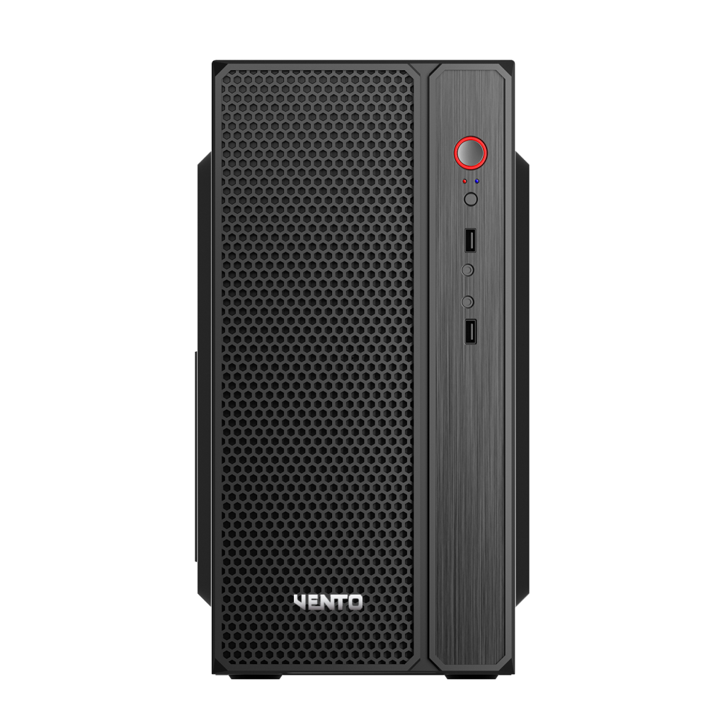 VENTO VS118S Mid Tower, 300W Siyah, ATX Kurumsal KASA